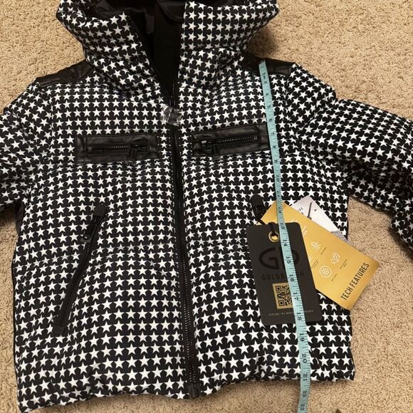 Goldbergh Galaxy Team Ski Jacket Starski Black White NWT US 4 Waterproof - Picture 10 of 13